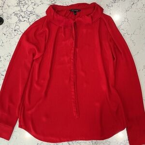 Banana Republic Vibrant Red Blouse